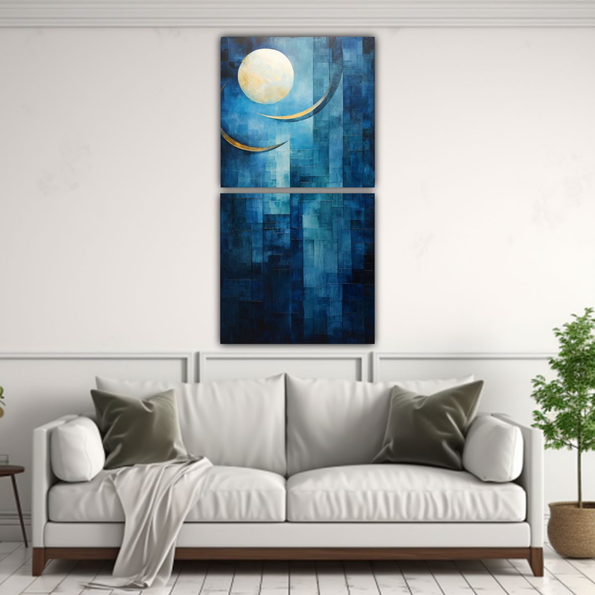 GENERICO - Pinturas Decorativas De Lienzo Inspiradas En La 50x100 Cm