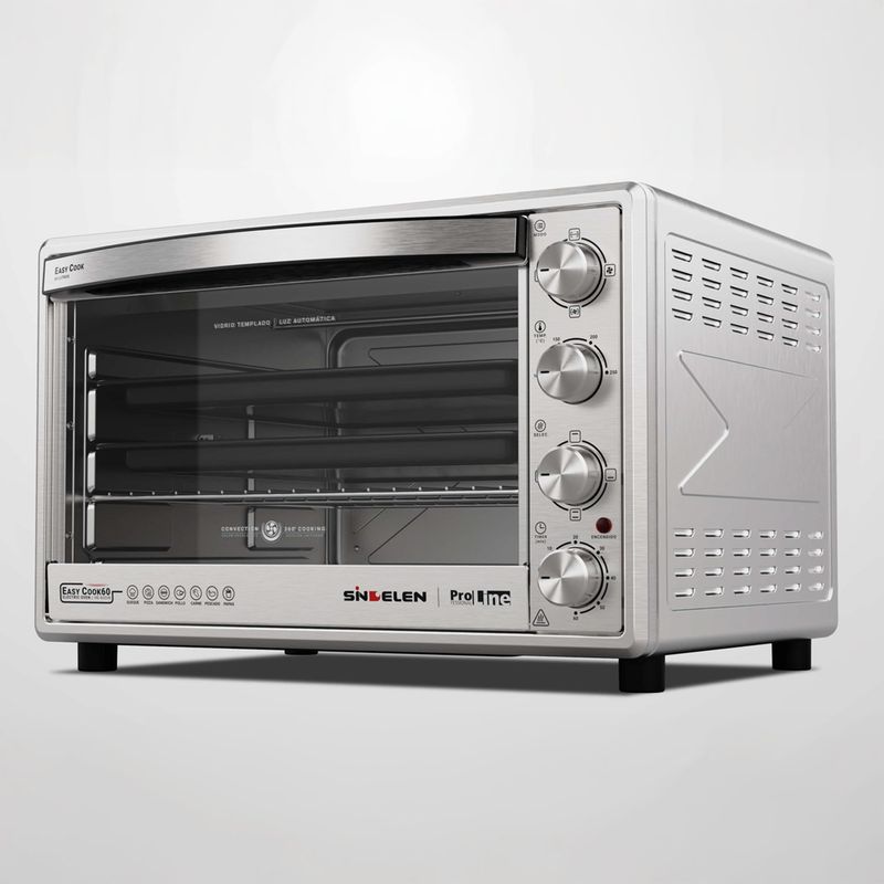 SINDELEN - Horno Eléctrico 60 Lts 2000 W HE-600IN Sindelen
