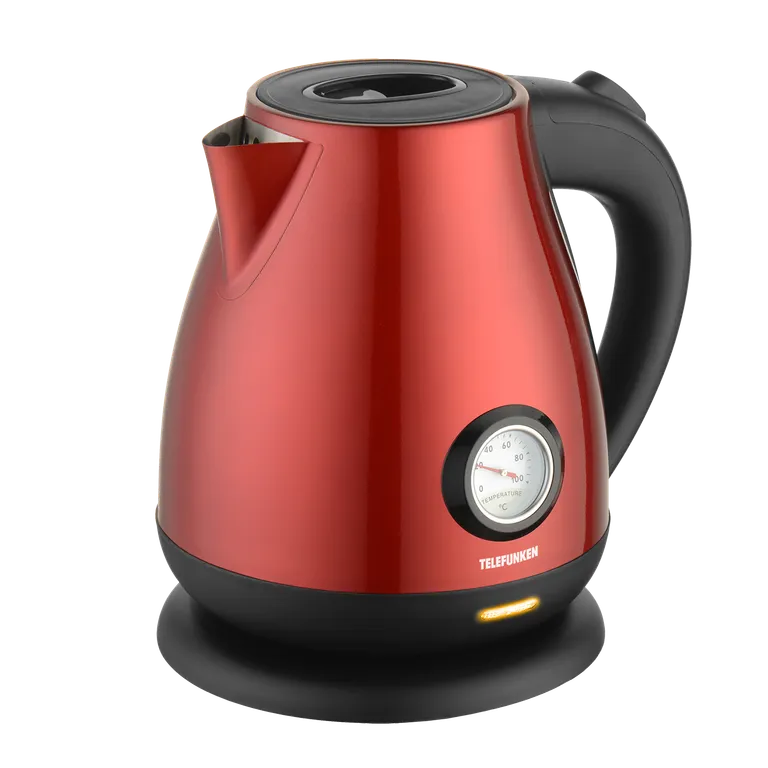 TELEFUNKEN Hervidor Stainless Steel 1.7 LT con Termometro 2200W TF-PE900…