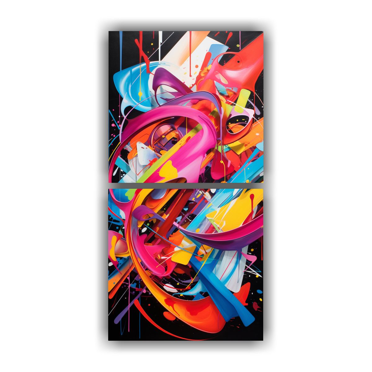 GENERICO - Pinturas Decorativas De Fusión Abstracta Y 30x60 Cm