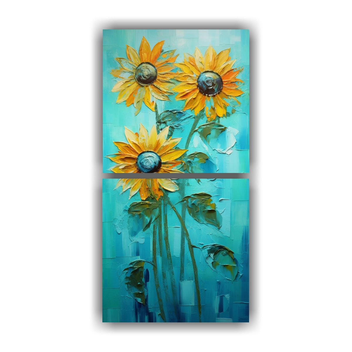 GENERICO - Cuadro Lienzo Vanguardia Riqueza Visual 20x40 Cm