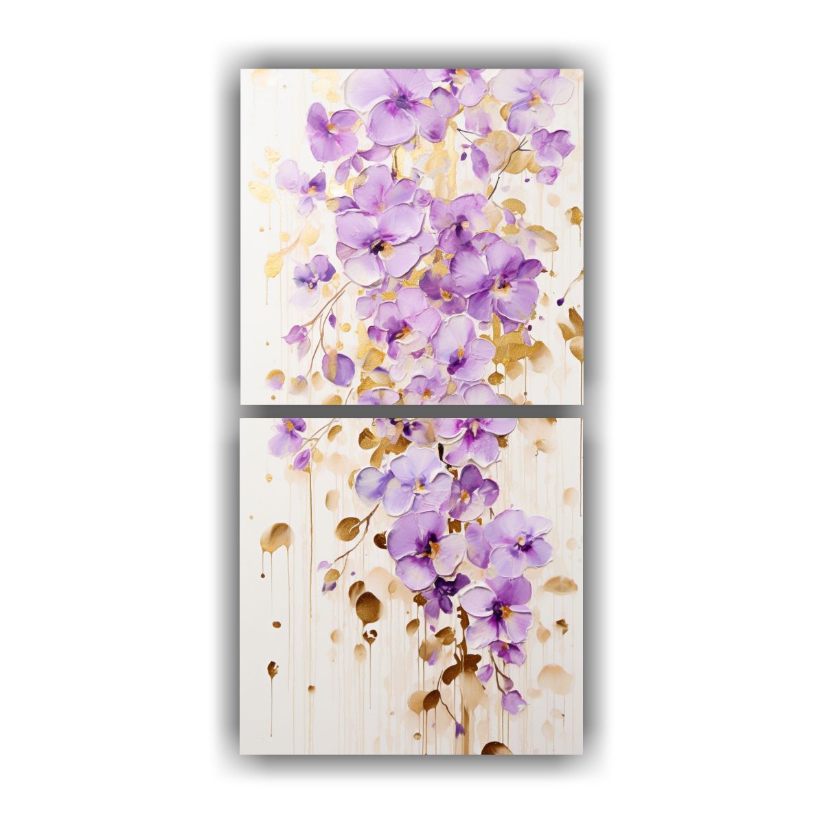 GENERICO - Cuadros Movimiento Tematica Pintura Acrílica Sin 40x80 Cm