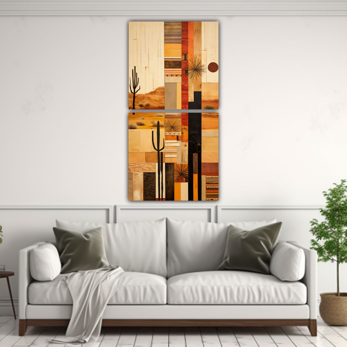 GENERICO - Pinturas Decorativas Temáticas Abstractas De 40x80 Cm