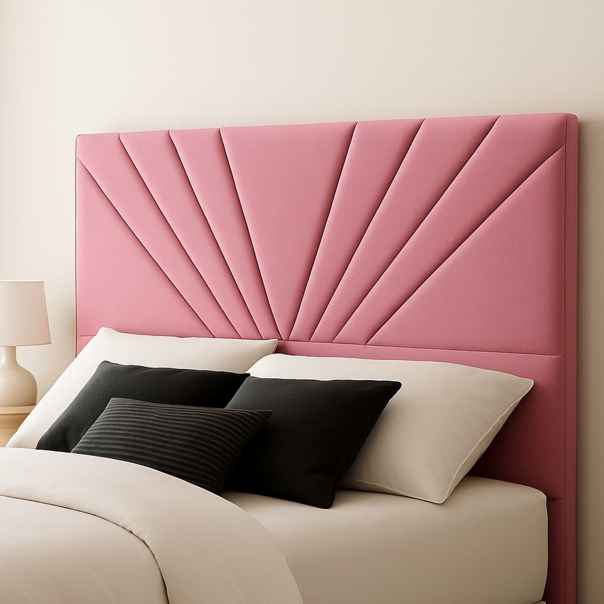 GENERICO - Respaldo De Cama 1.5 Plazas Siena Palo Rosa