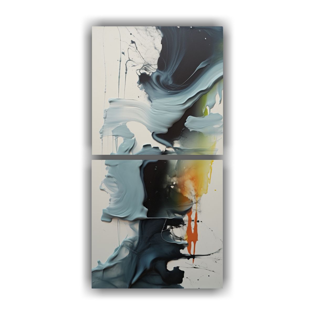GENERICO - Pintura Decorativa Rectángulo Fotograma Suelto 40x80 Cm