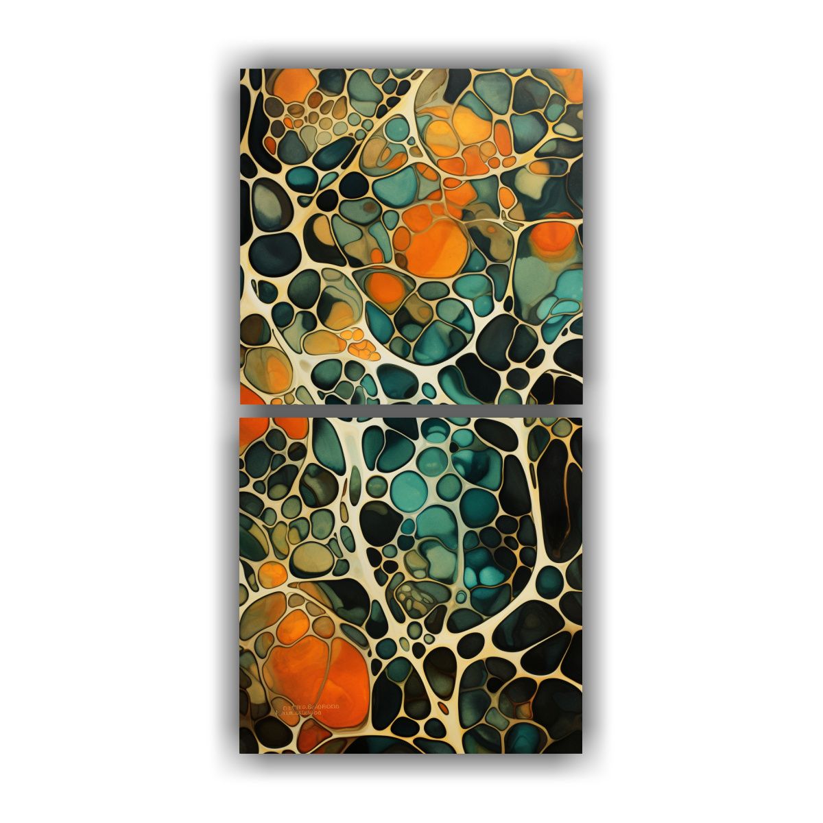 GENERICO - Pinturas Decorativas Inspiradas En Patrones 60x120 Cm