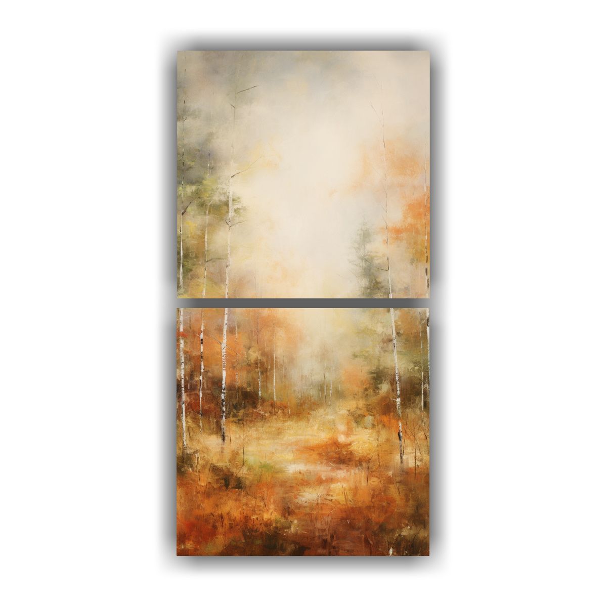 GENERICO - Pintura Al óleo Y Cera Fría Dos Artes Textura 50x100 Cm