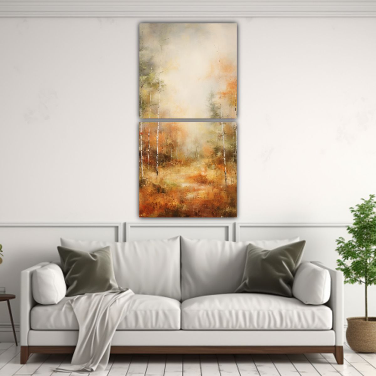 GENERICO - Pintura Al óleo Y Cera Fría Dos Artes Textura 50x100 Cm