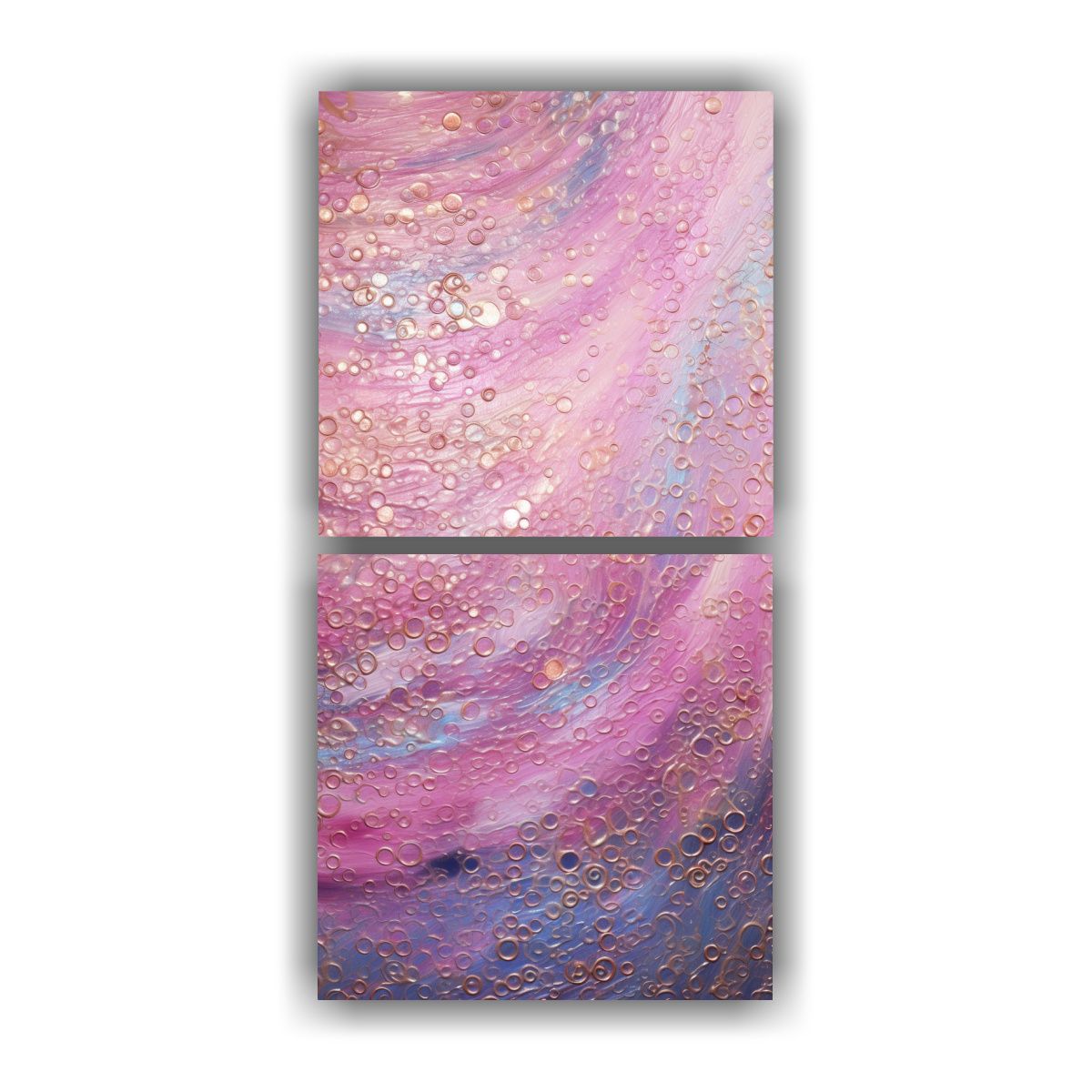 GENERICO - Pinturas Decorativas Estilo Puntillismo Luminoso 50x100 Cm