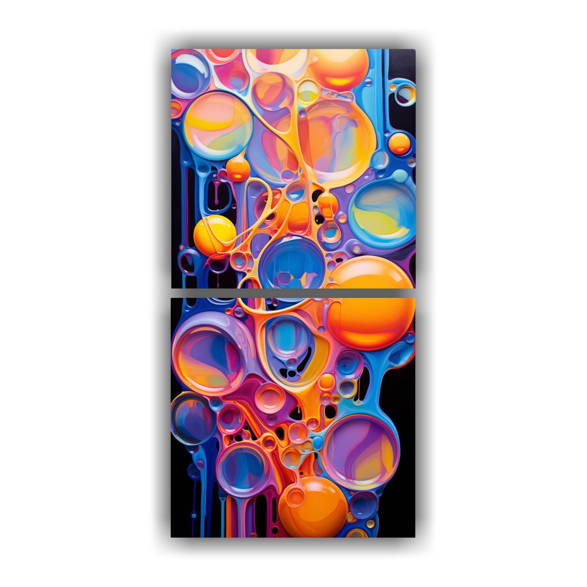 GENERICO - Set 2 Hermoso Artes Pinturas Decorativas Con 20x40 Cm
