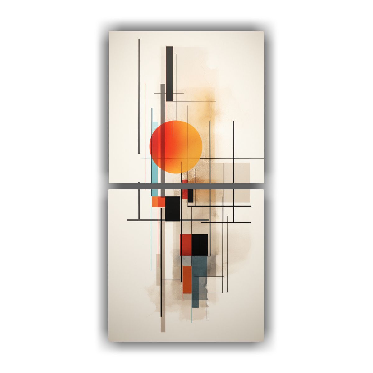 GENERICO - Cuadros De Arte Minimalista Para Decoración De 20x40 Cm