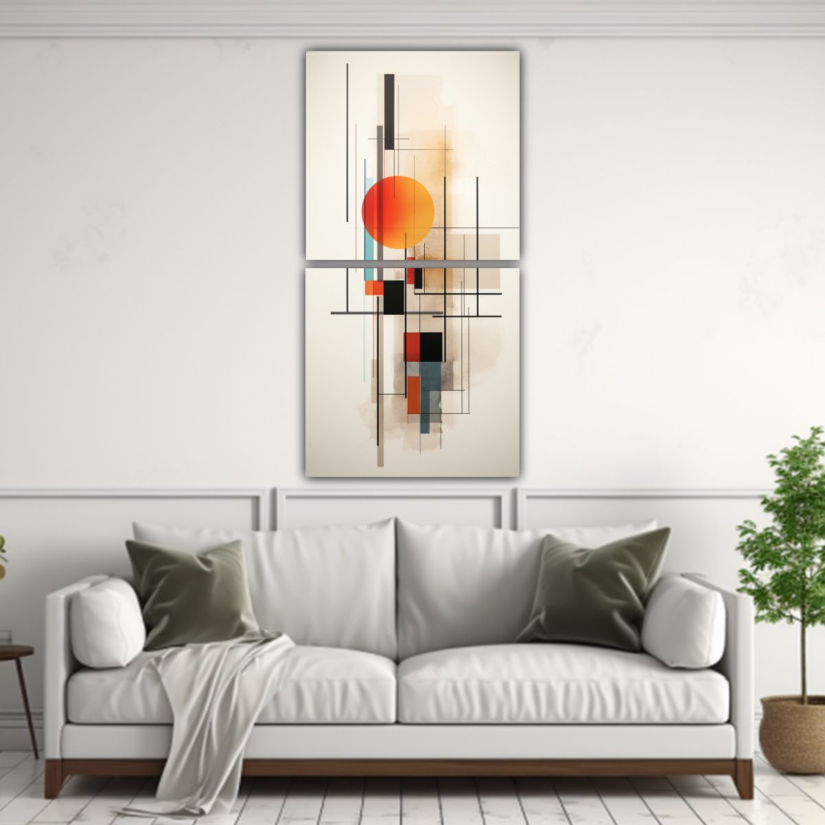 GENERICO - Cuadros De Arte Minimalista Para Decoración De 20x40 Cm