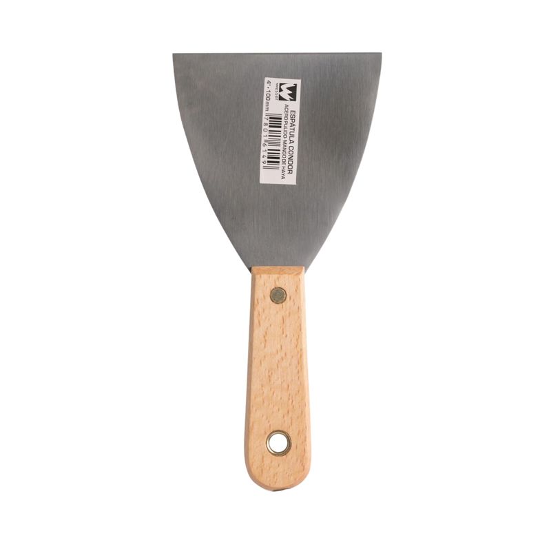 CONDOR - Espatula Condor® Profesional InoxMadera De Haya 4- 100Mm