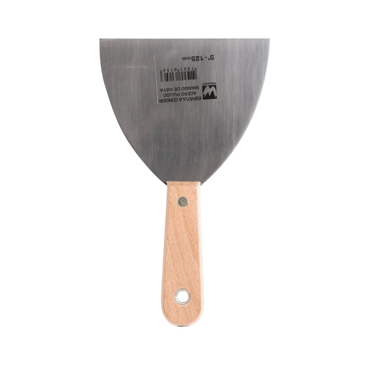 CONDOR - Espatula Condor® Profesional InoxMadera De Haya 5 - 125Mm.