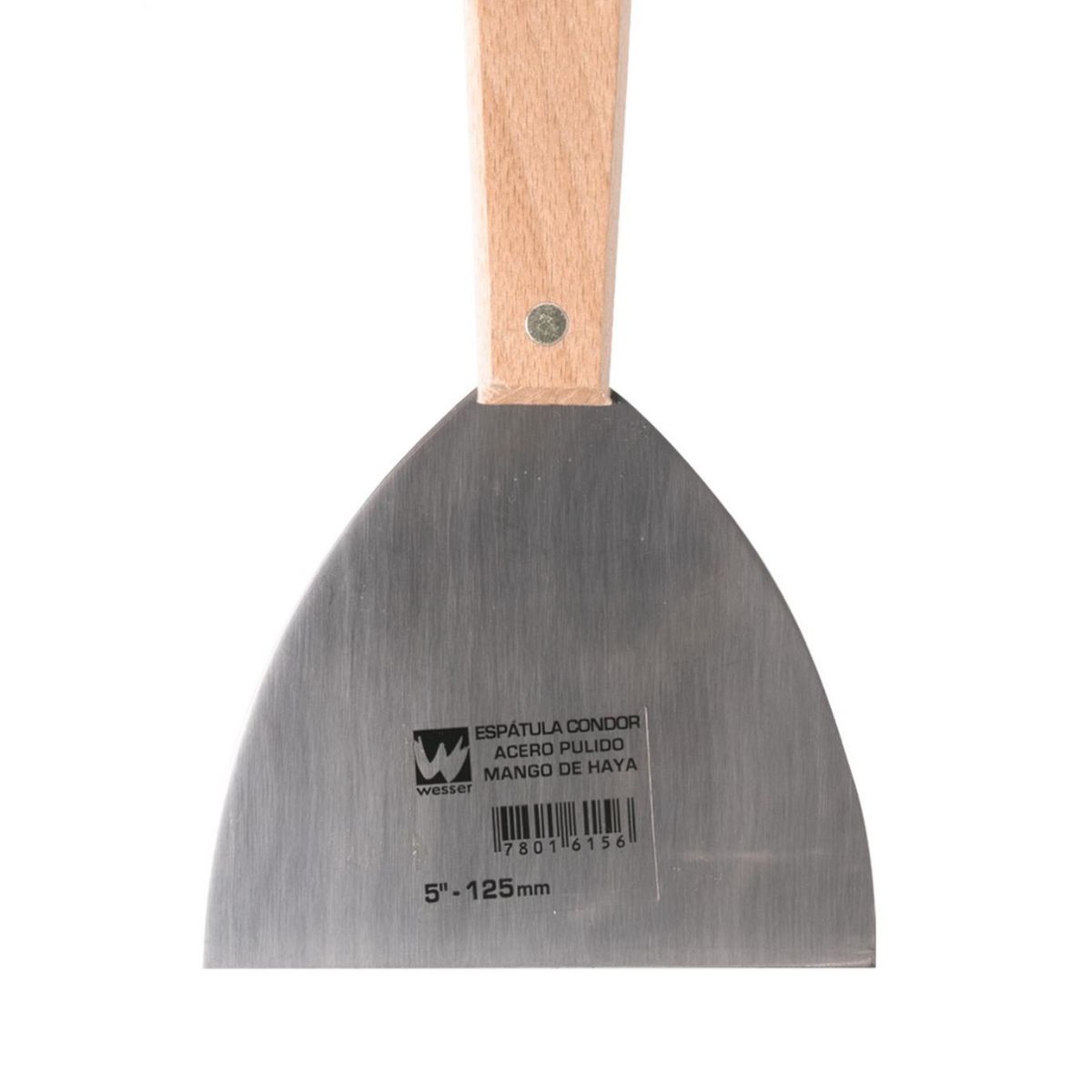 CONDOR - Espatula Condor® Profesional InoxMadera De Haya 5 - 125Mm.