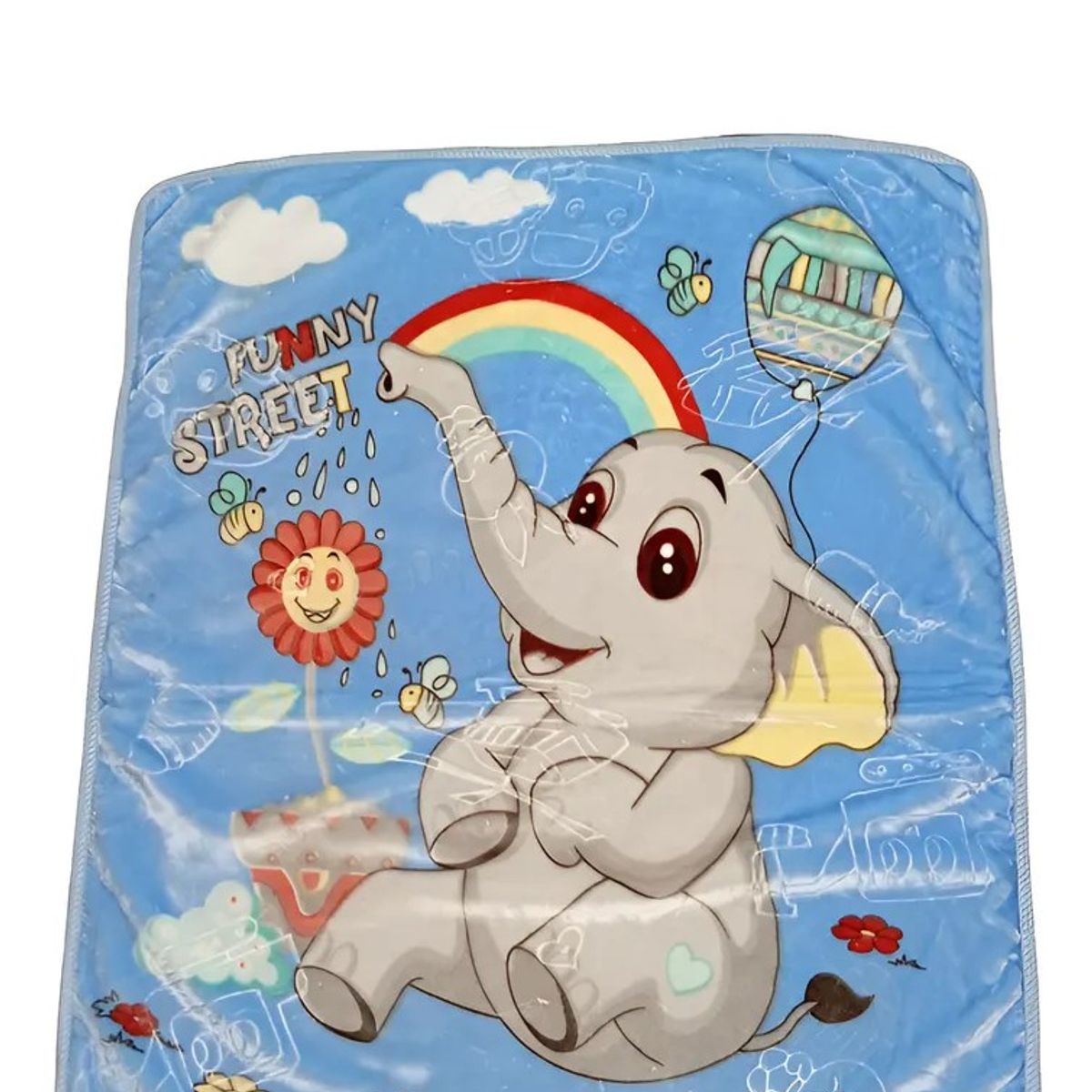 GENERICO - Frazada suave para bebé elefante 00238