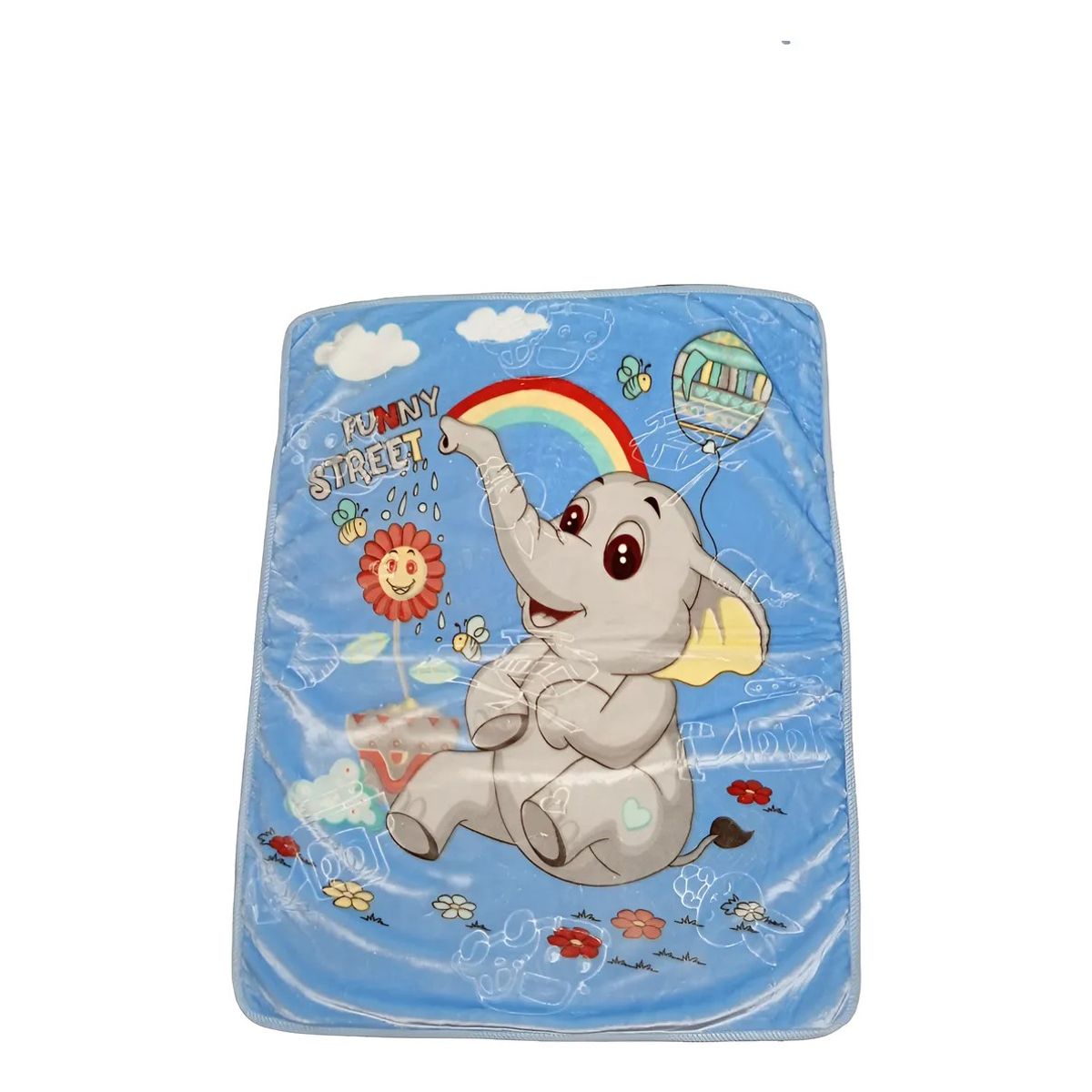 GENERICO - Frazada suave para bebé elefante 00238