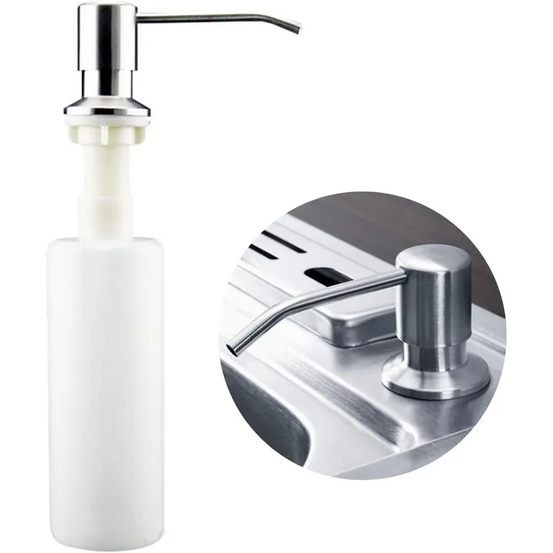 KUANGYE - Dispensador De Lavalozas 500ml Color Plateado
