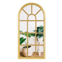 UMEXUS - Espejo Arco Francés Vintage Dorado - Decorativo 70x35cm