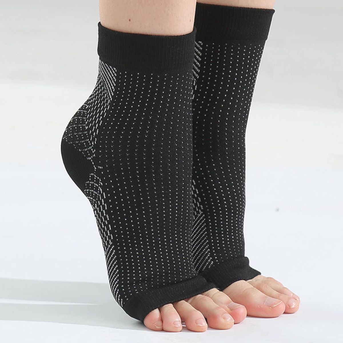 ATURE - Calcetines De Compresión Elásticos Para Correr 4 Pares
