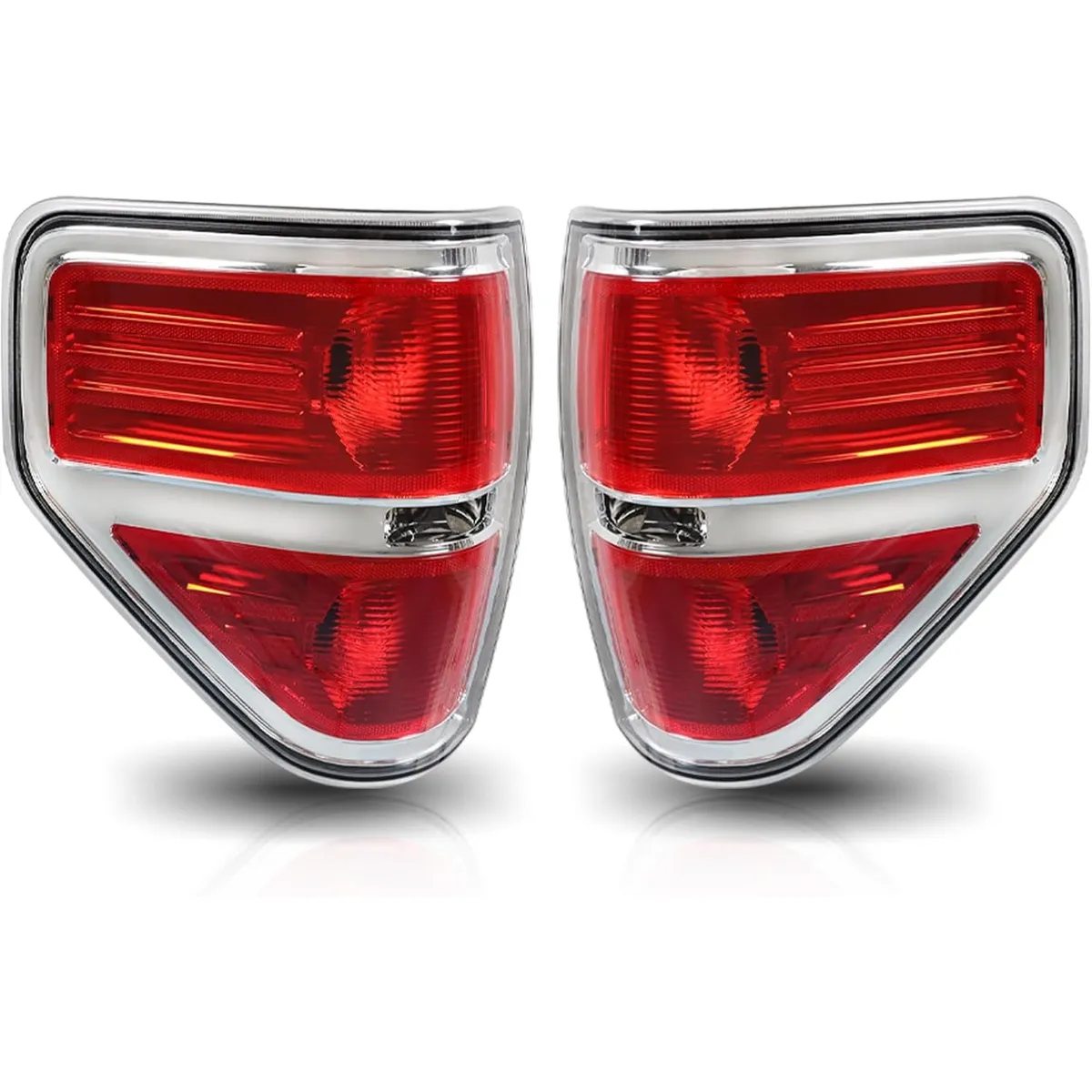 KUANGYE - Luz Trasera Compatible Con Ford F150 Pickup 2009 a 2014