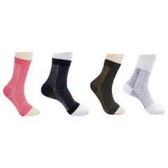 ATURE - Calcetines De Compresión Elásticos Para Correr 4 Pares