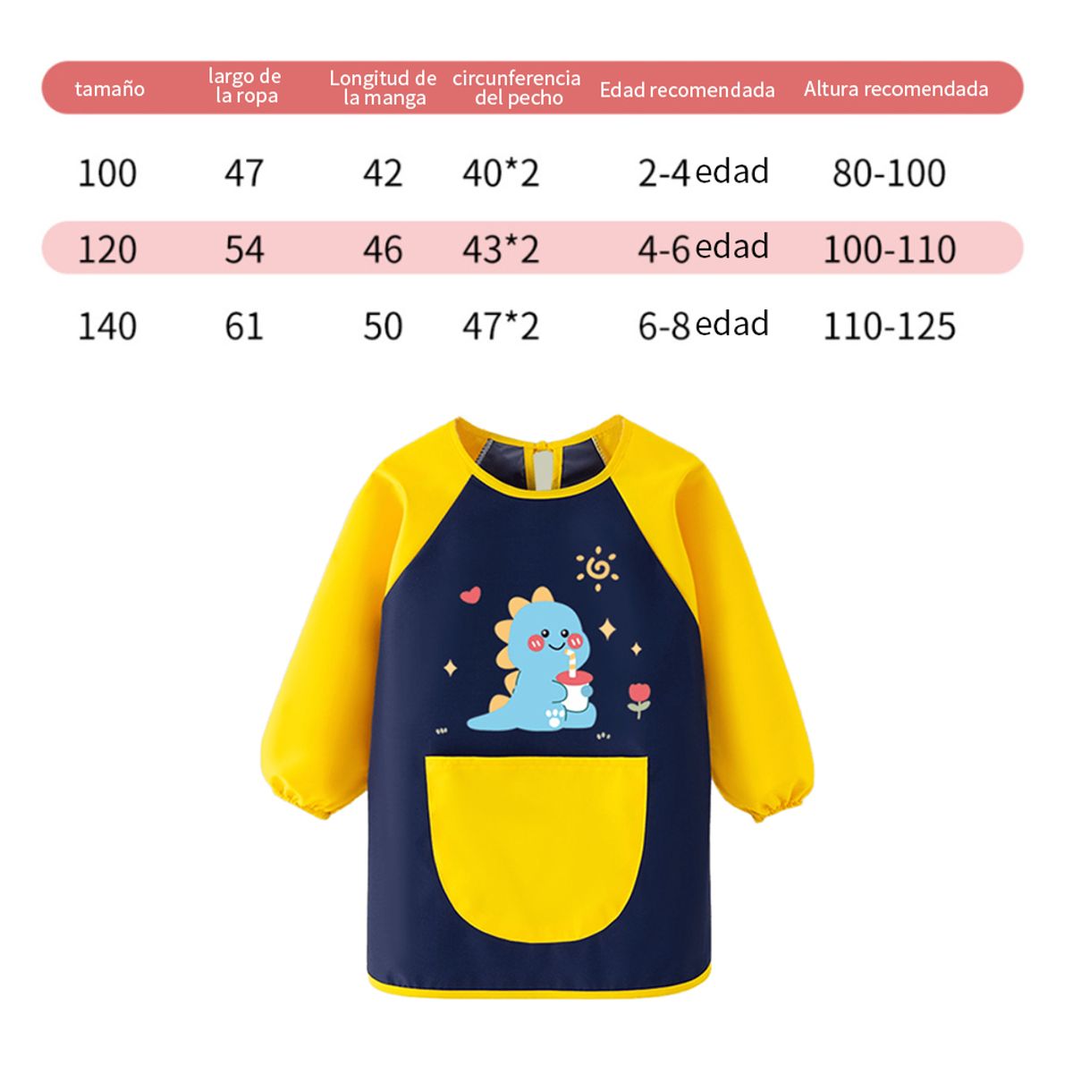 ATURE - Ropa De Protección Impermeable Delantal Para Niños