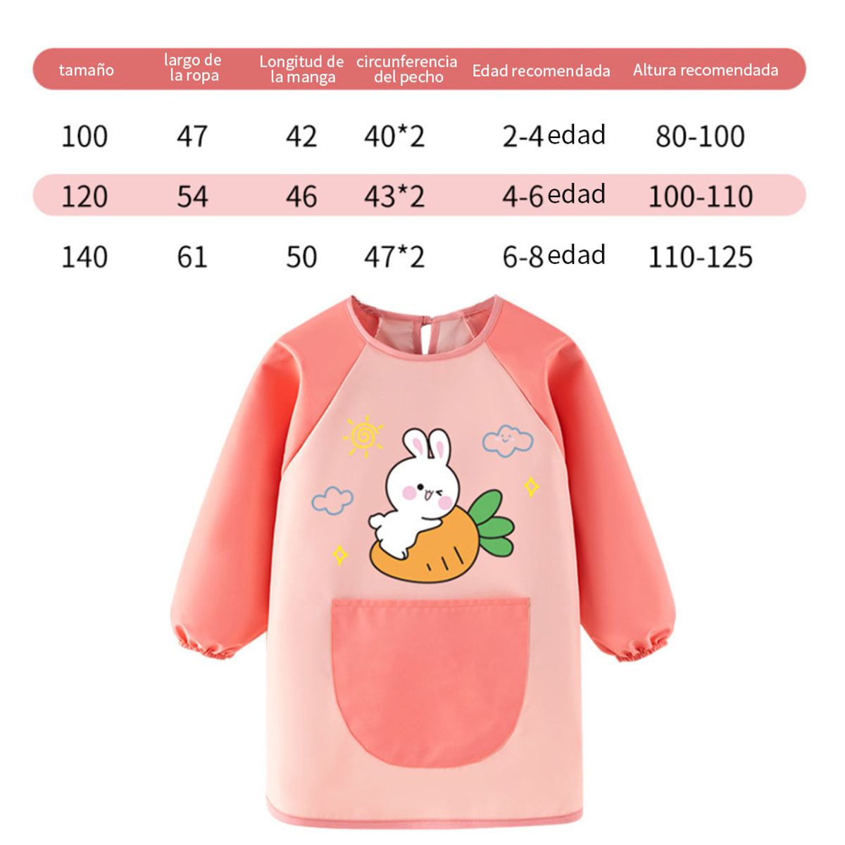 ATURE - Ropa De Protección Impermeable Delantal Para Niños