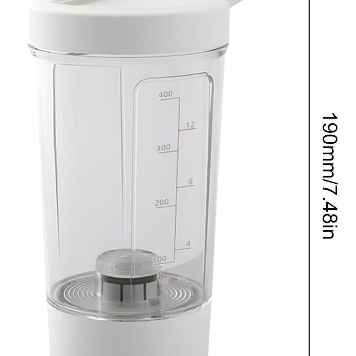 KINDA NICE - Shaker Mezclador Automático De Proteína Polvo Portátil 450ml