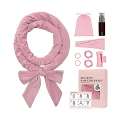 KINDA NICE - Ondulador Rizador Nocturno Sin Calor Pelo Natural Ondulado Rosa