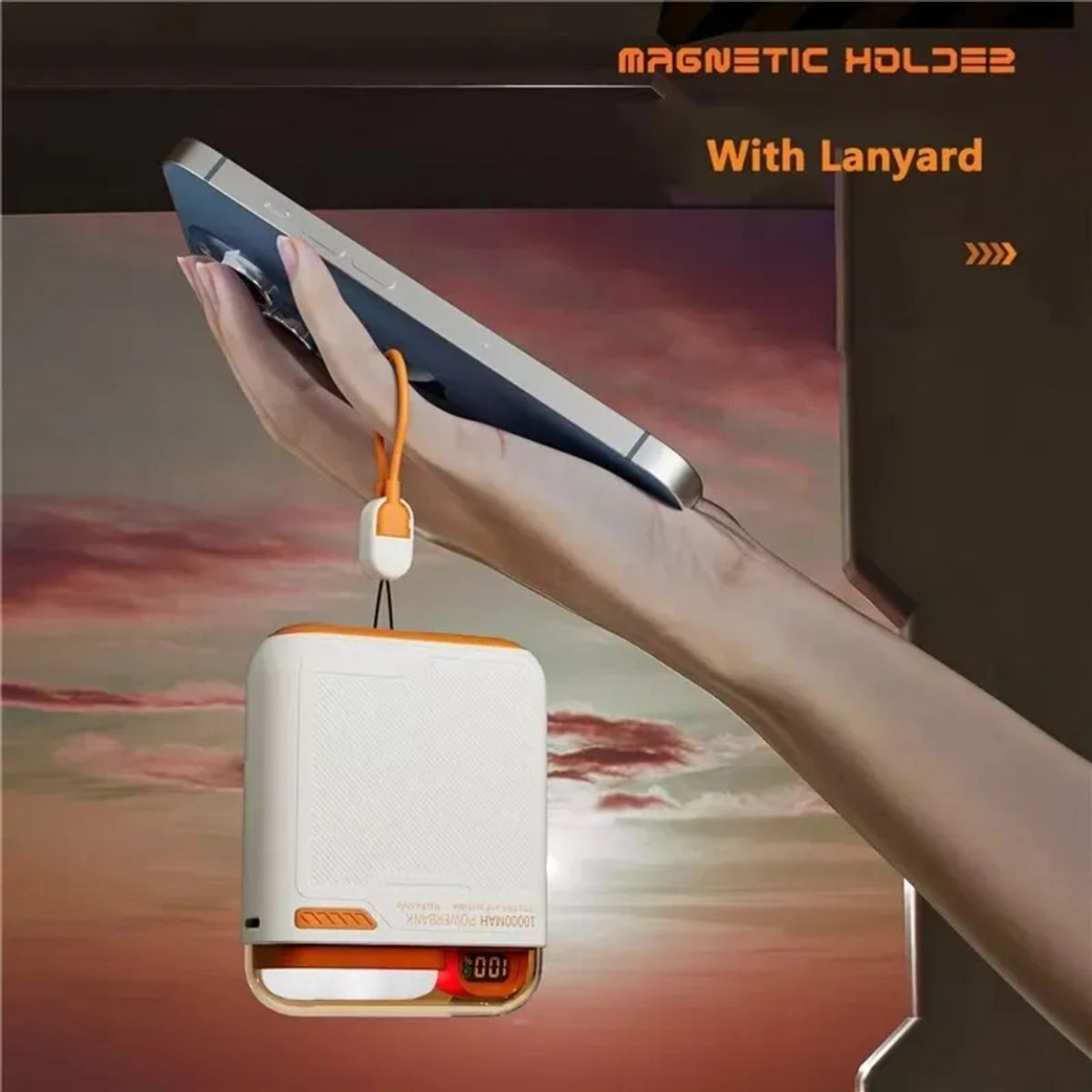 GENERICO - Cargador Magnético Inalámbrico 10000mah Power Bank