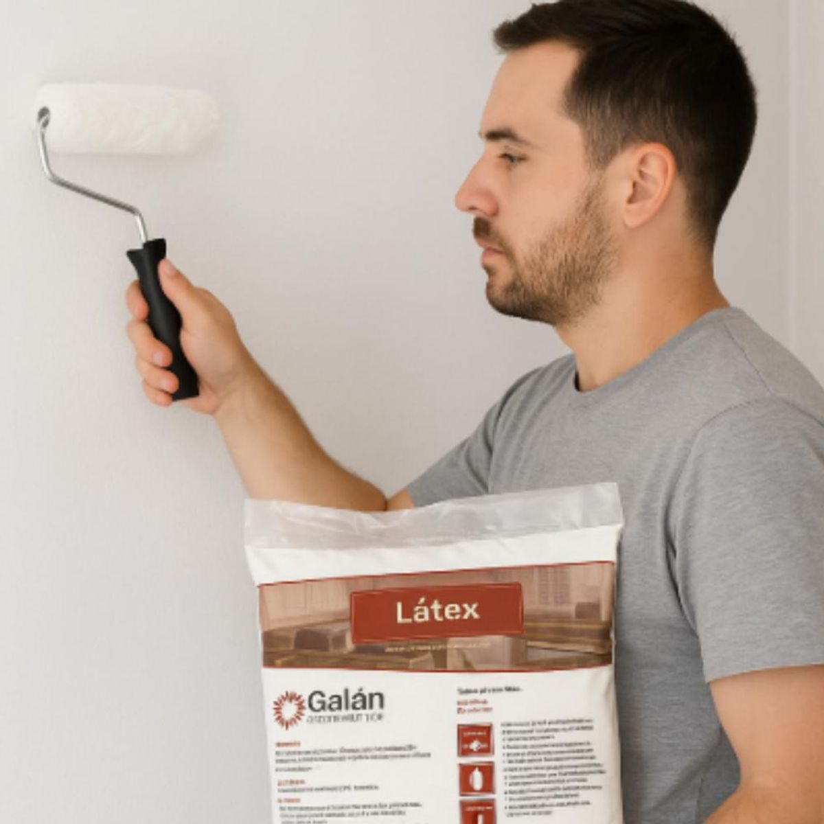 GENERICO - Pintura En Bolsa Latex 28 Kilos Blanca Galan