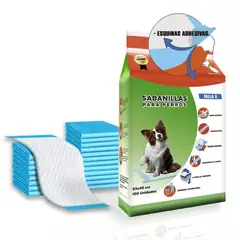 GENERICO - 100 Pañales Sabanillas Mascotas Perro Entrenamiento 33x45 Cm