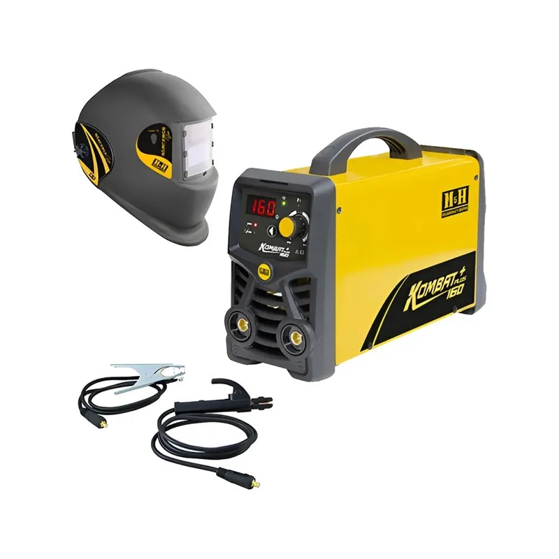 MYH - Soldadora Myh Kombat 160 Plus + Mascara + Curso Soldar