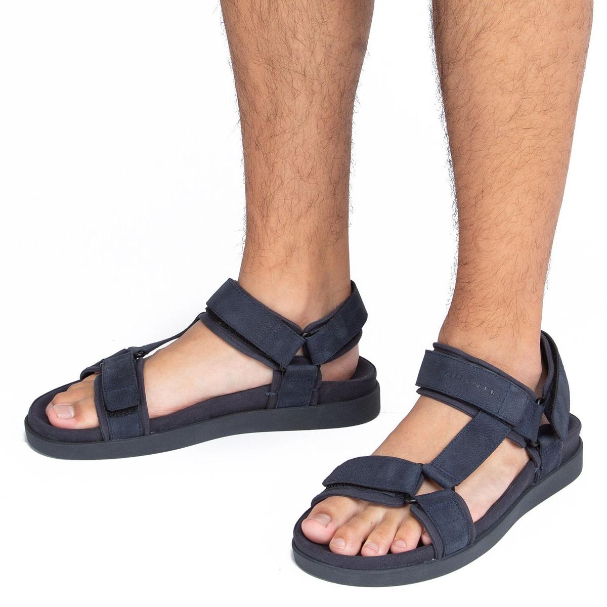 GUANTE - Sandalia semi abierta - Berna - Guante - Marino