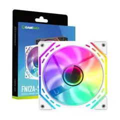 GAMEMAX - Ventilador FN12A-S2I-W 120mm ARGB Blanco