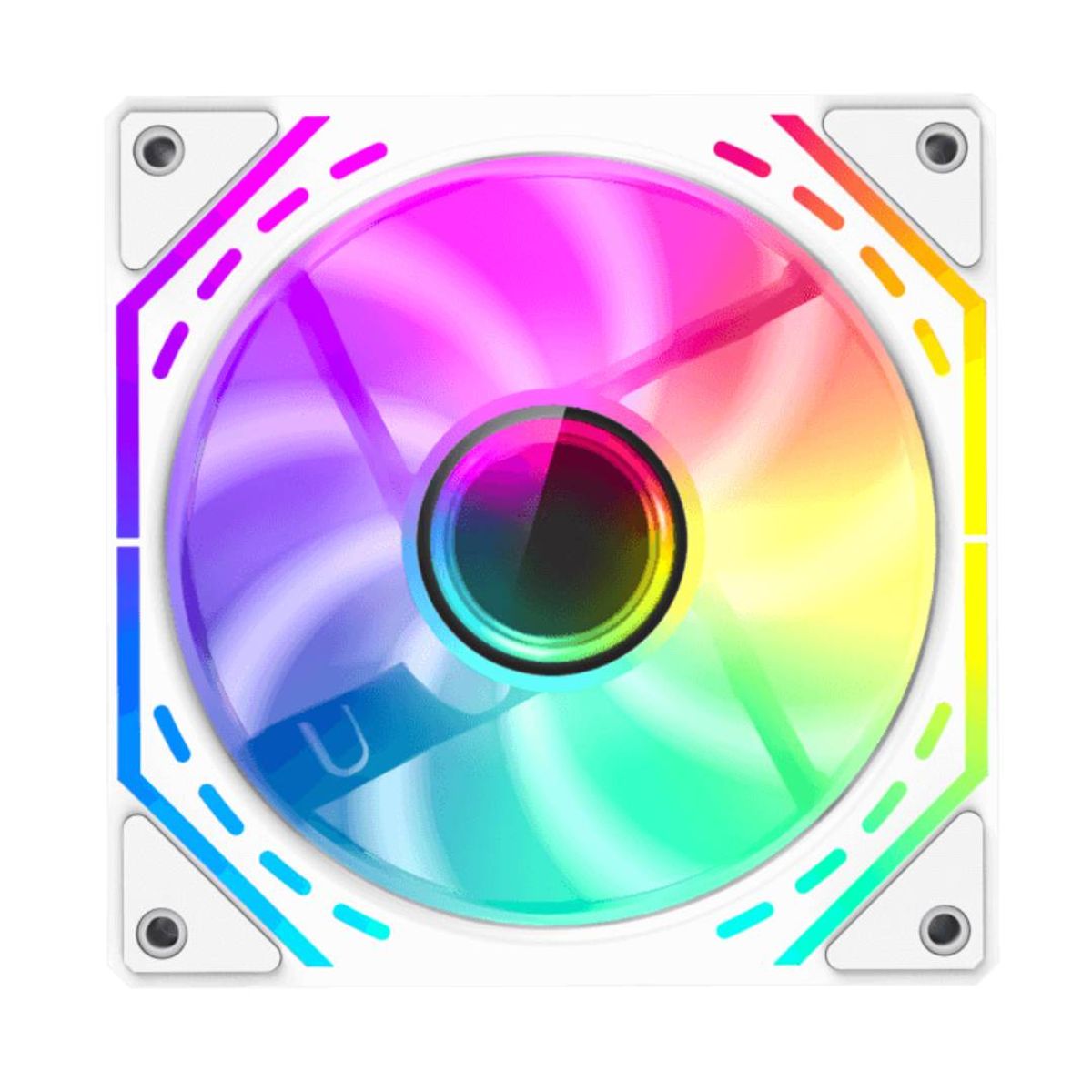 GAMEMAX - Ventilador Gamemax FN12A-S2I-W, 120mm ARGB Blanco