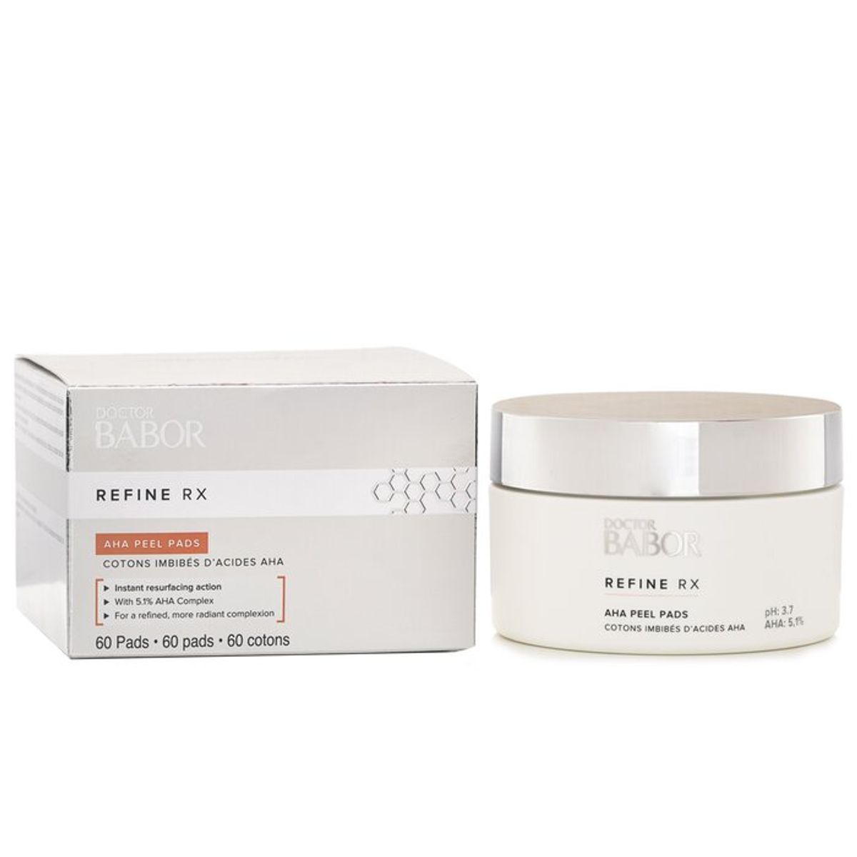 BABOR - Almohadillas Exfoliantes AHA Refine Rx 60uds  Doctor Babor