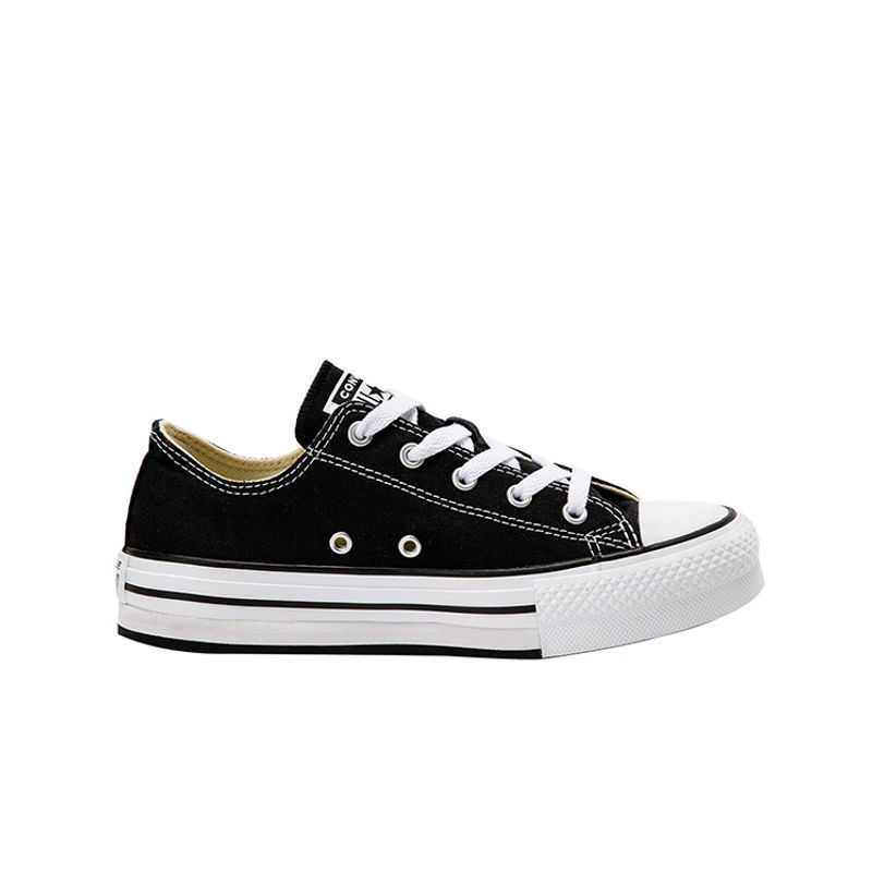 CONVERSE - Zapatilla Converse Chuck T Plataforma Junior Negro