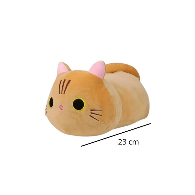 GENERICO - Almohada De Peluche Gato Kawaii Cafe 23cm