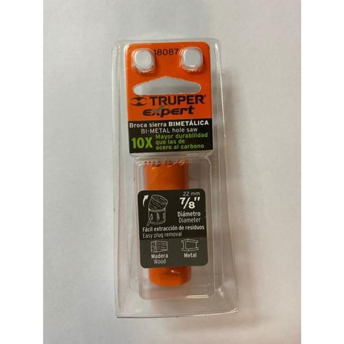 Sierra De Copa Bimetalica Truper Expert Cobi-78 22mm, marca TRUPER - Foto 2