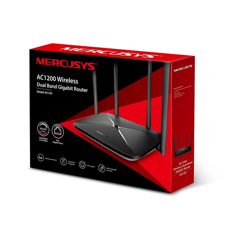 MERCUSYS - Router Mercusys Inalámbrico De Doble Banda