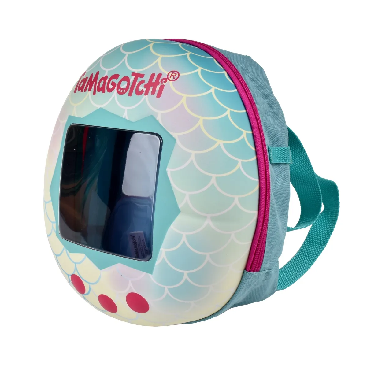 ANSALDO - Mochila con peluche compañero tamagotchi - mametchi