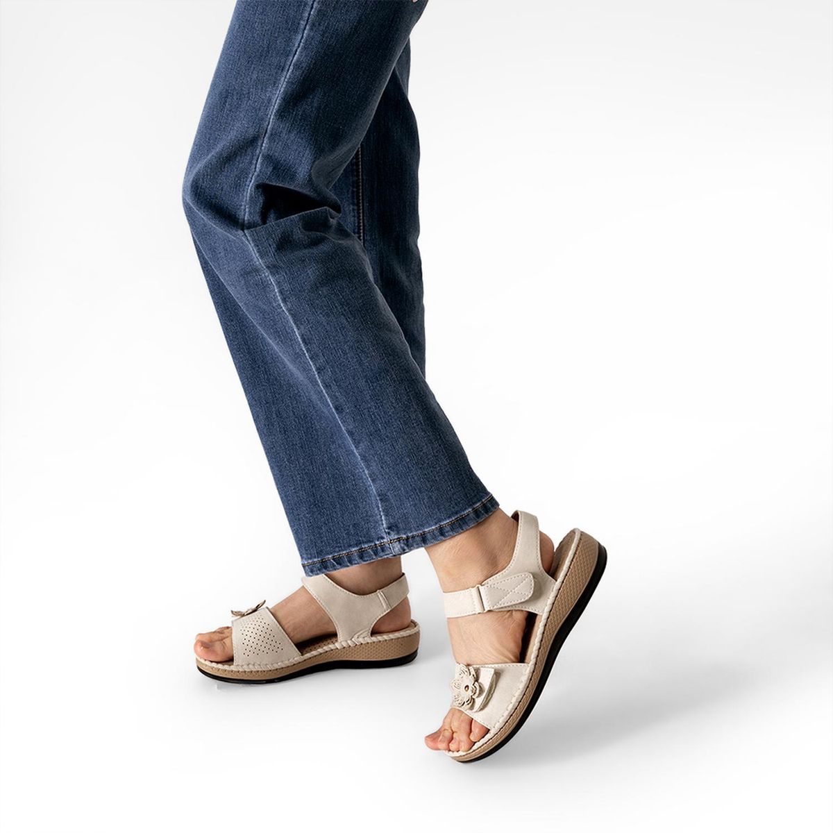 WEIDE - Sandalia Tacon Cuña Casual Soft Mujer Weide JS78