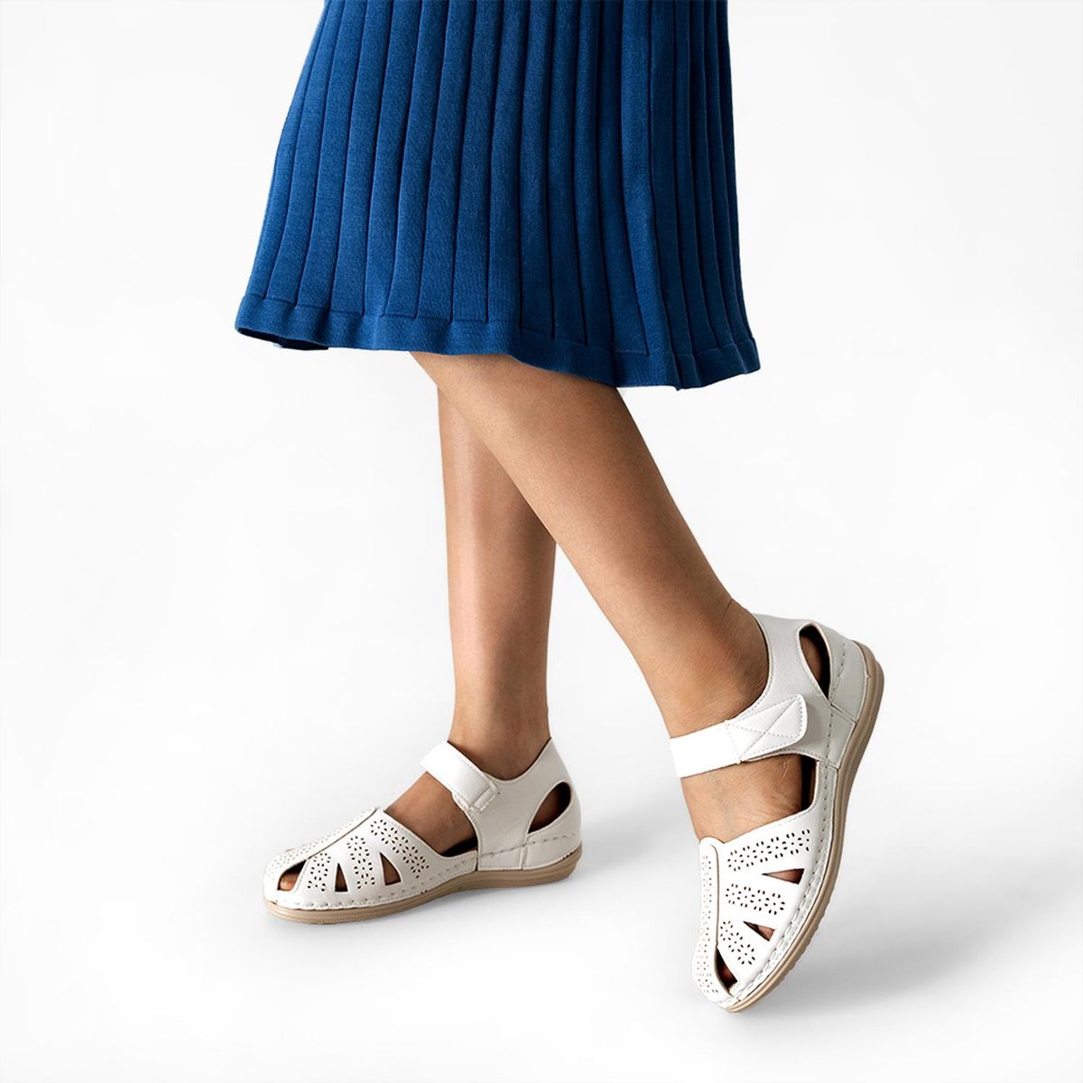 WEIDE - Sandalia Casual Vintage Velcro Soft Mujer Weide JS79