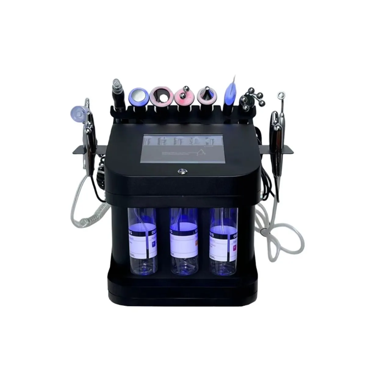 MUNDO MAGIA - Máquina Cavitación Ultrasonido Limpieza Facial 10 En 1 Negro