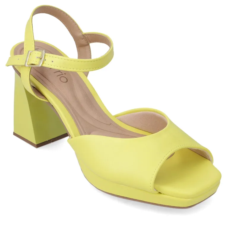 Sandalia Taco Amarillo