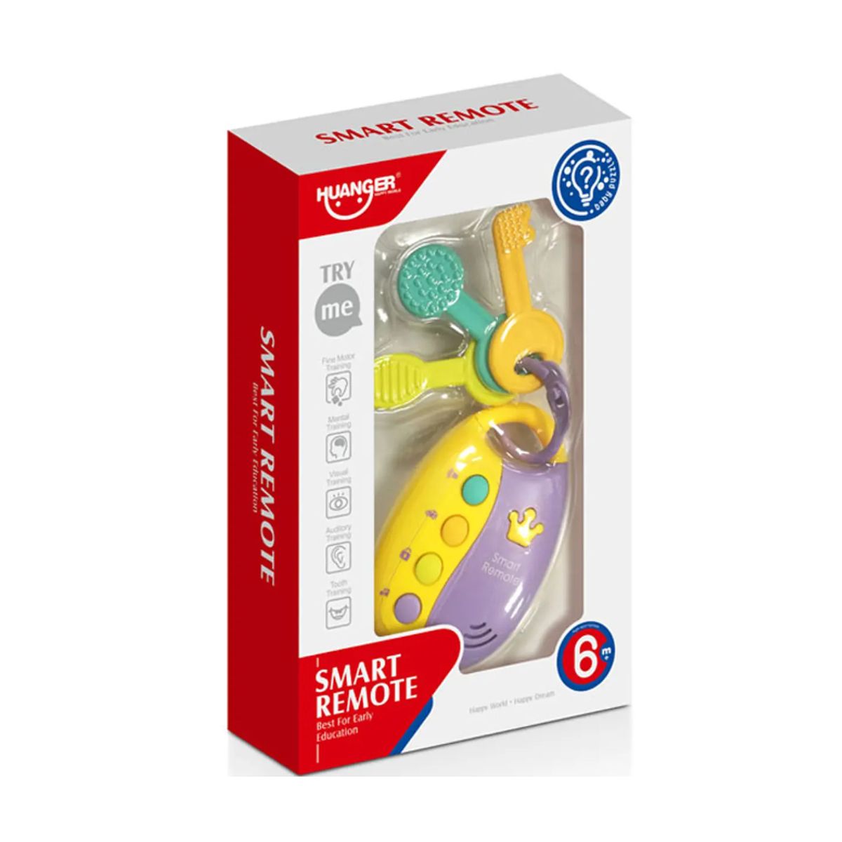 HUANGER - Sonajero Didáctico Musical Llaves y Control para Bebé