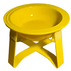 GENERICO - Plato de Cerámica Talla S Alto Para Mascota Gato Perro Pequeño