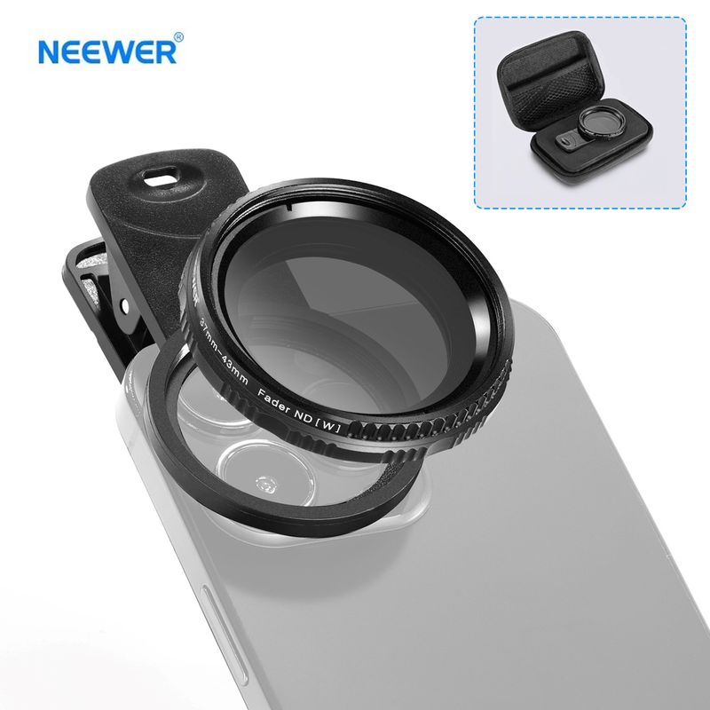 NEEWER - Nd 2-400 Filtro De Lente Para Celular 14 15 16 Pro Max S25 Ultra -37mm
